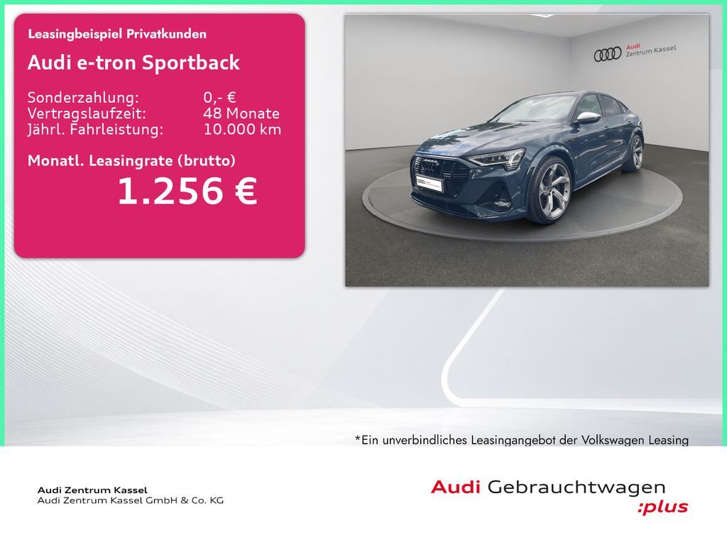 Audi e-tron Sportback S Matrix B&O Pano HuD 360° Leasing