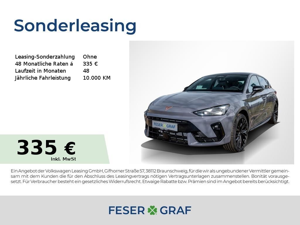 Cupra Leon 2.0 TSI VZ PANO/SENNHEISER/NAVI/KAMERA/ACC Leasing
