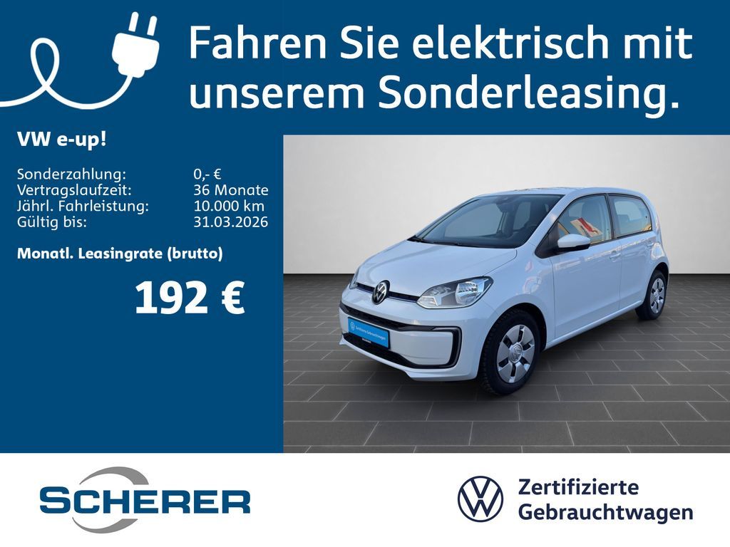 Volkswagen e-up! KLIMA CCS BLUETOOTH DAB Leasing