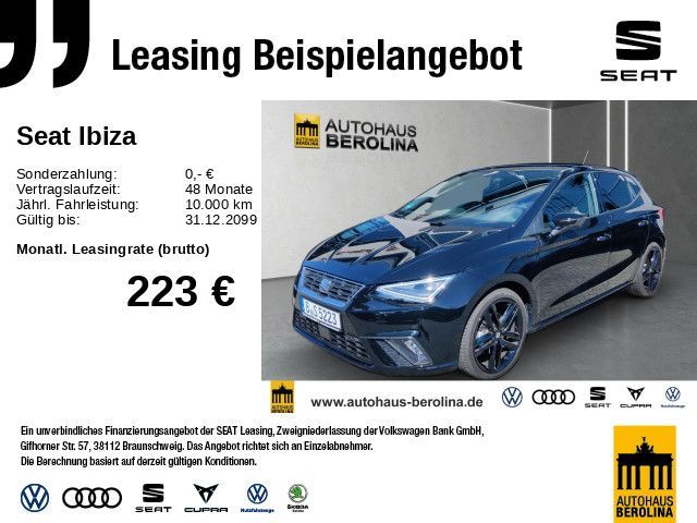 Seat Ibiza 1.0 TSI FR Black Edition DSG *Vision+*NAV* Leasing