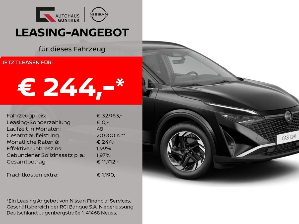Nissan Qashqai N-CONNECTA Komfort Automatik Winter/PGD/AVM/Carplay Leasing