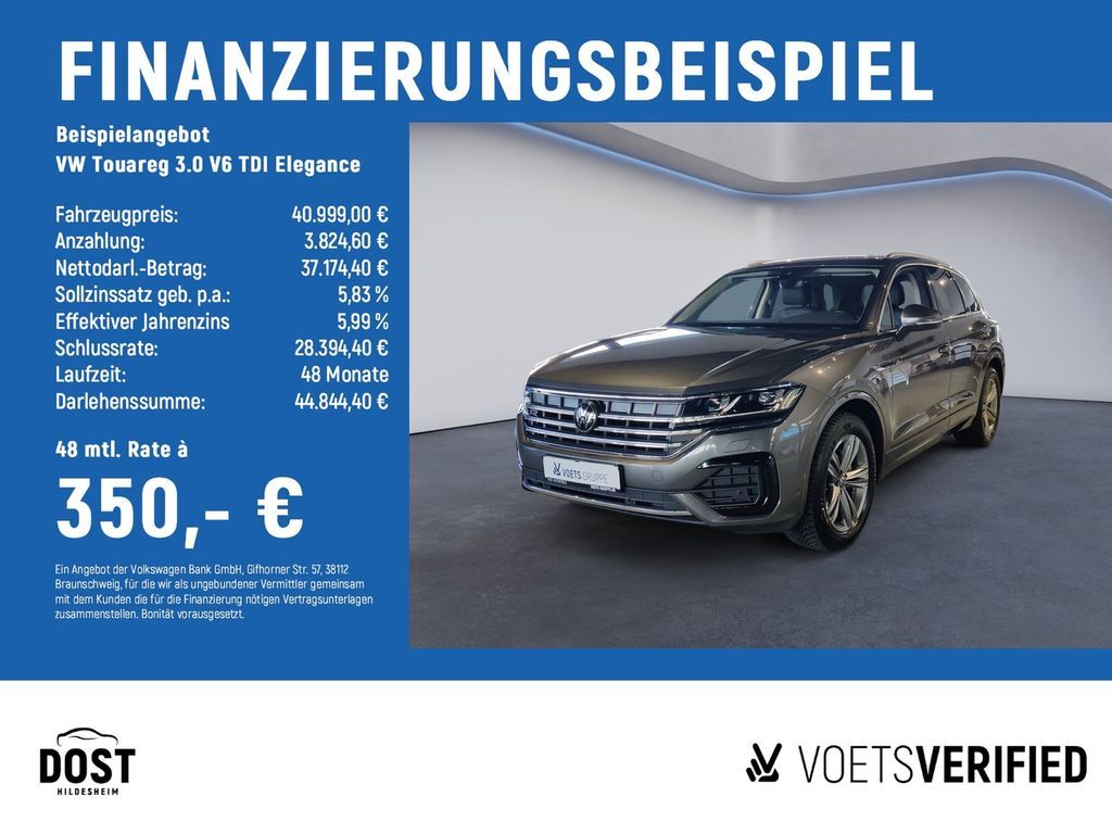 Volkswagen Touareg 3.0 V6 TDI Elegance R-LINE+AHK+LUFTFEDER Leasing