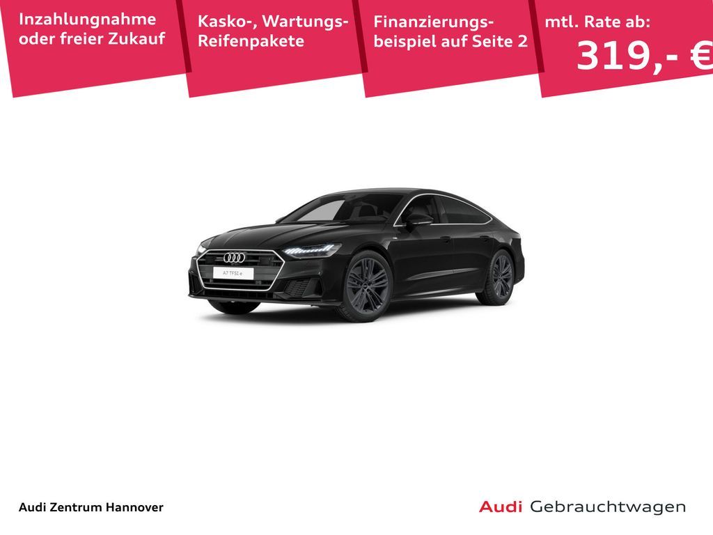 Audi A7 Sportback 50 TFSI e quattro virtual HuD AHK Leasing