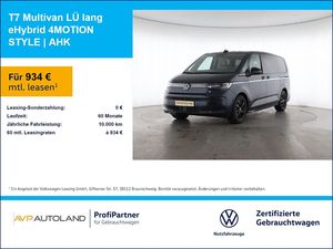 Volkswagen T7 Multivan LÜ lang eHybrid 4MOTION STYLE | AHK