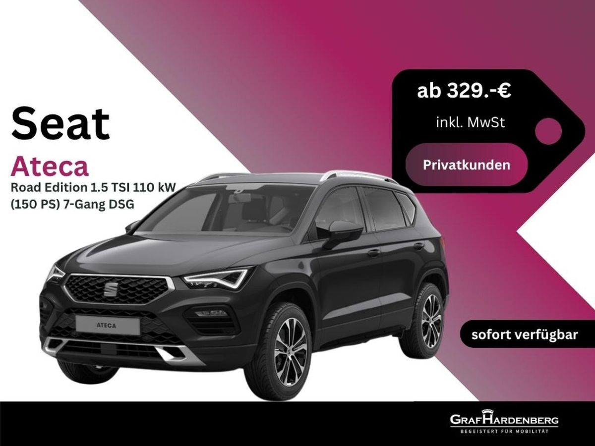 Seat Ateca Road Edition 1.5 TSI 110 kW (150 PS) 7-Gang DSG Leasing