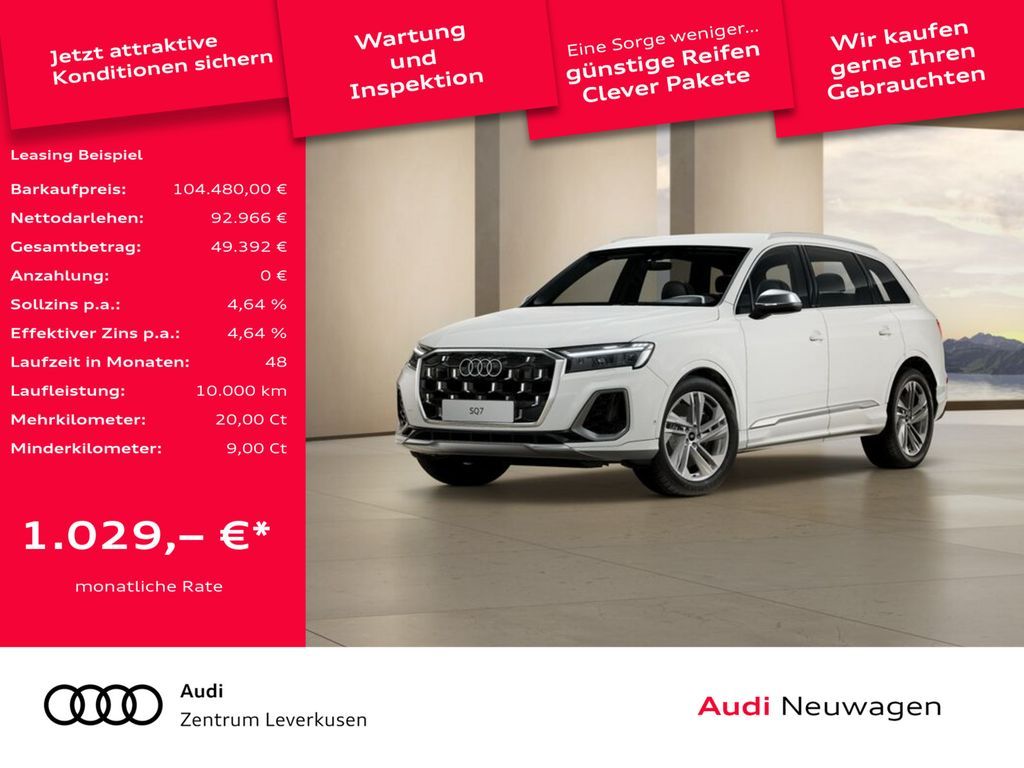 Audi SQ7 TFSI MATRIX KAM VIRT APP-CONNECT SHZ PDC Leasing