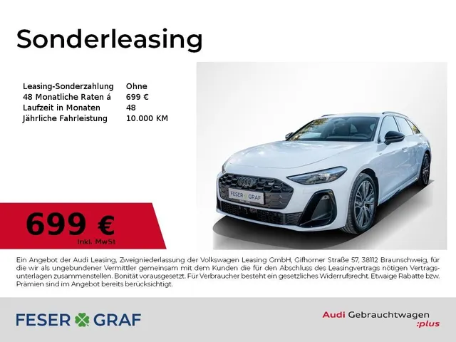 Audi A5 Avant e-hybrid qu. S line/LED/Navi/Kamera