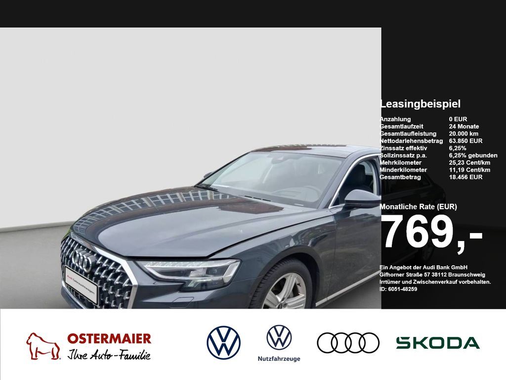Audi A8 LANG 50 TDI QUATTRO NP:135tEUR! B&O.PANO.HuD. Leasing