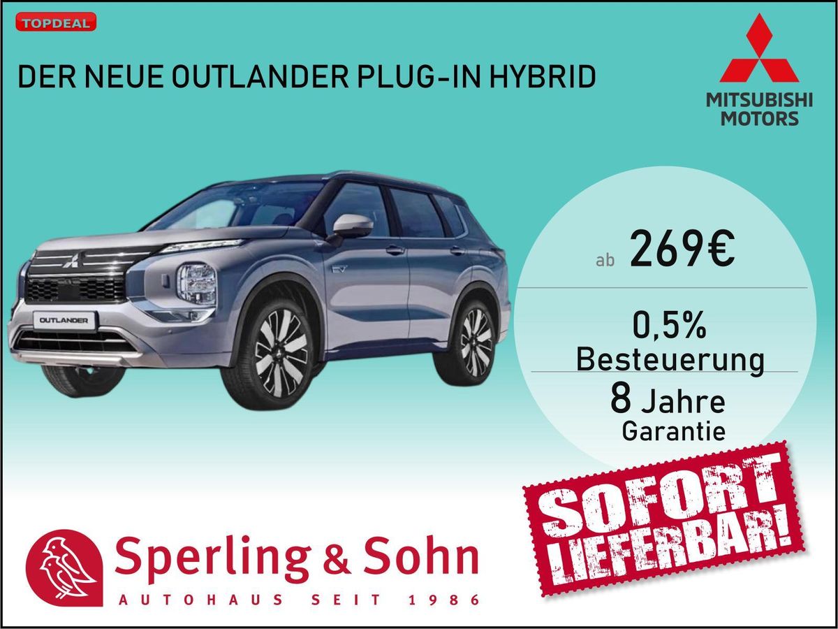 Mitsubishi Outlander Plug-In Hybrid PLUS mit 0,5%-Regelung ❗