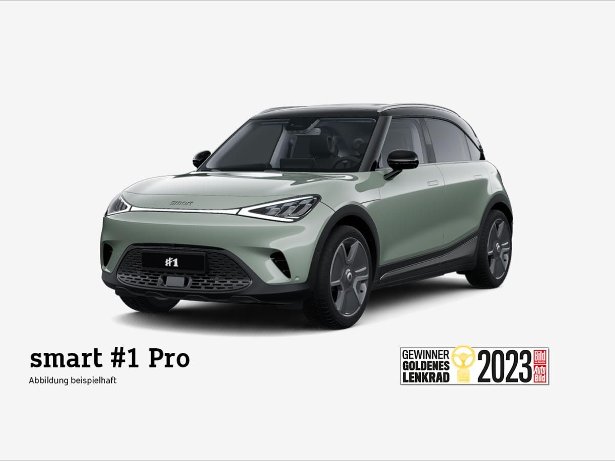 smart #1 Pro⚡(130kW/Pano/Navi/LED/360°/19Zoll/V2L/smart-Pilot) Leasing