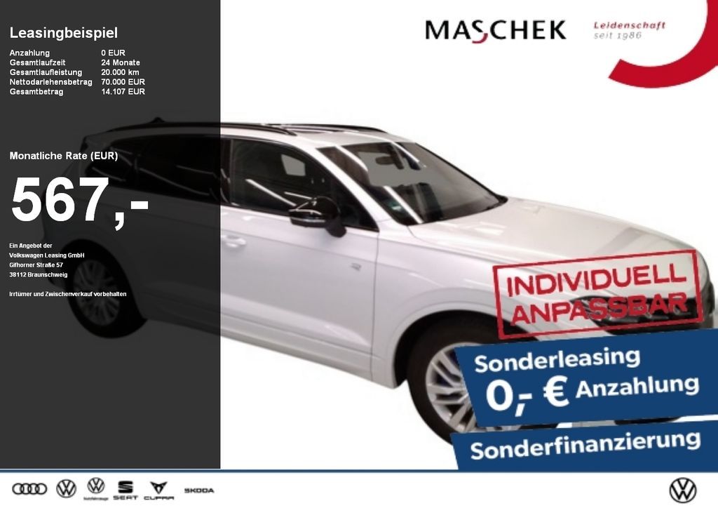 Volkswagen Touareg R Sonderleasing Panorama 21Zoll HUD Pano Leasing