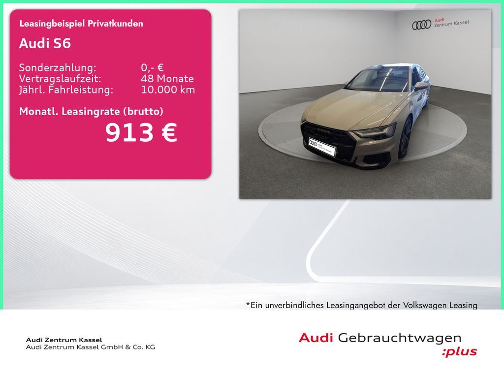 Audi S6 Lim. 3.0 TDI qu. Matrix B&O Pano Kamera Leasing