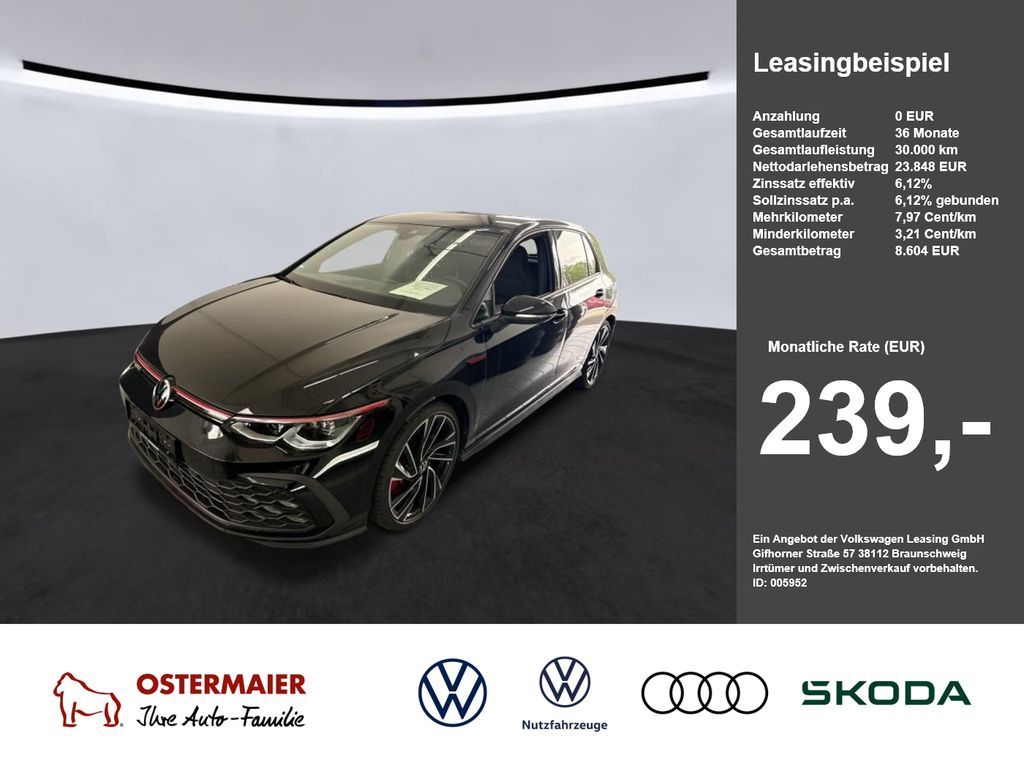 Volkswagen Golf GTI 245PS DSG.MATRIX.NAV.ACC.19ZOLL.KAMERA Leasing
