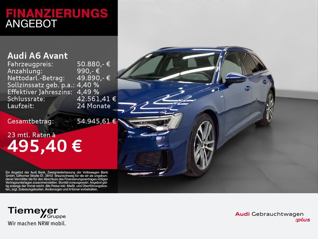 Audi A6 Avant 50 TFSIe Q 2x S LINE MATRIX HuD360° MEM Leasing