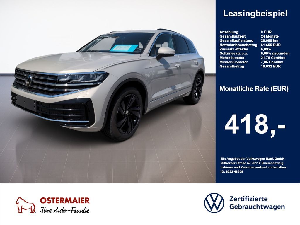 Volkswagen Touareg ELEGANCE 3.0TDI 286PS NP.108T AHK.STDHZG Leasing