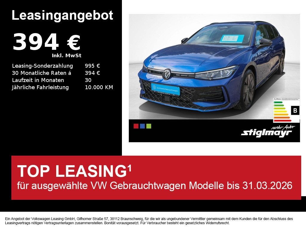 Volkswagen Passat Variant R-line 1.5 eHybrid IQ-LIGHT+NAVI Leasing