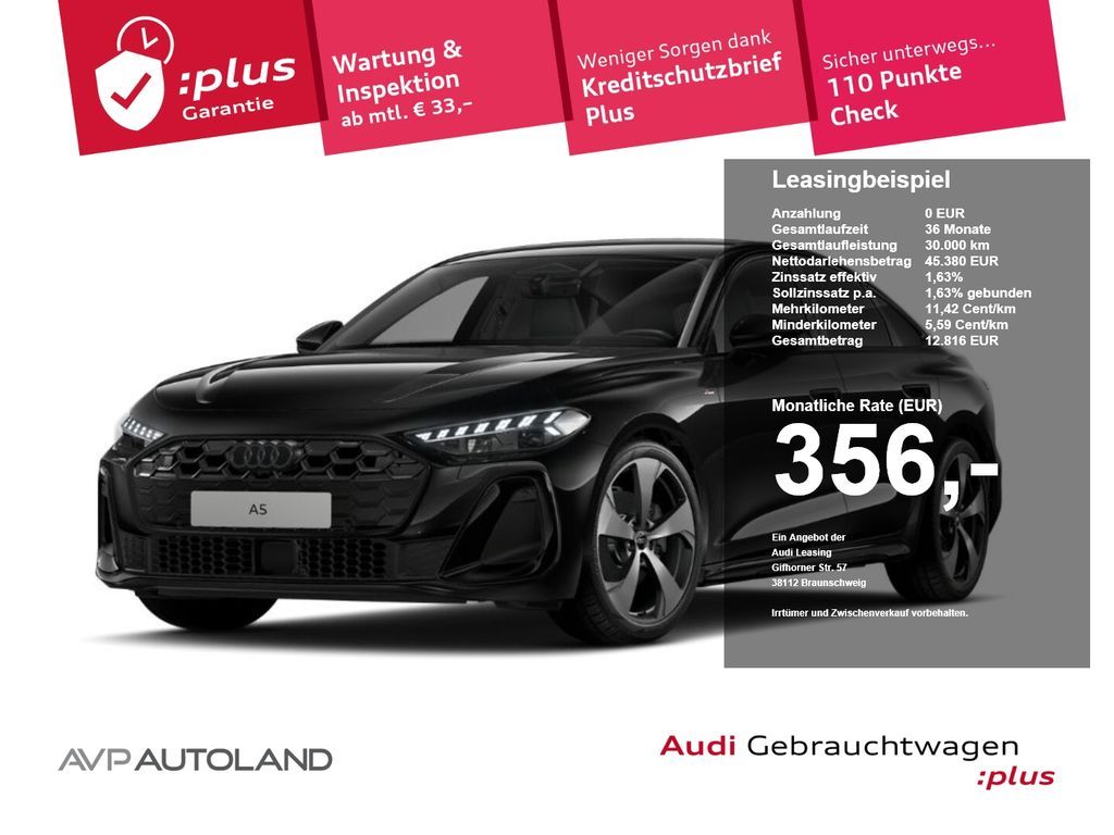 Audi A5 Limousine TFSI S tronic S line +WKR Leasing