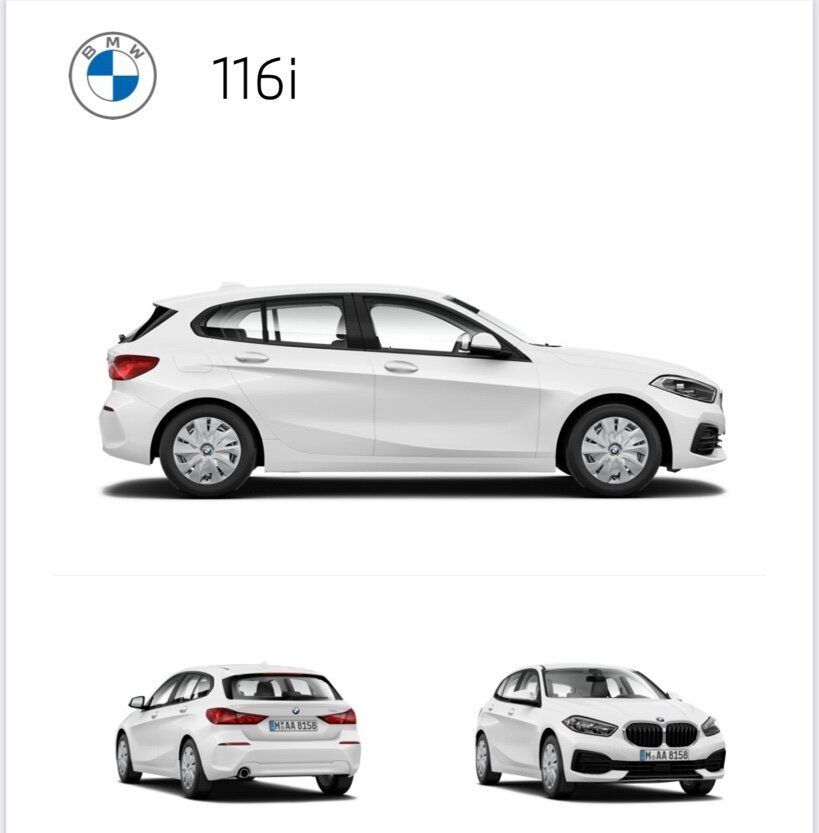 BMW 116i – Leasingübernahme nur 276,78€ pro Mon. sparsam Leasingübernahme
