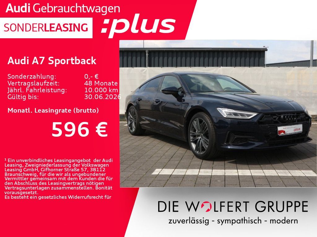 Audi A7 Sportback 50 TFSI e quattro S tronic **0,5%** Leasing