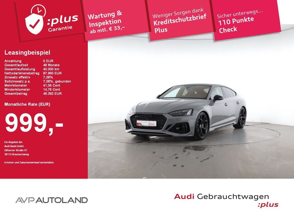 Audi RS5 Sportback tiptronic performance | PANO | Leasing