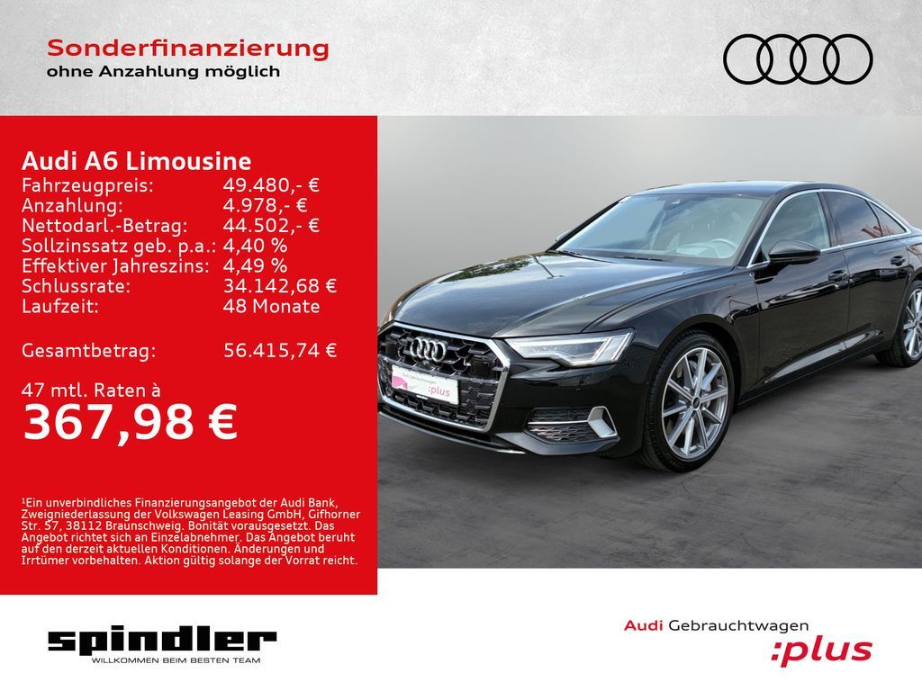 Audi A6 Limousine S-Line 50TFSIe quattro S-tronic/LED Leasing
