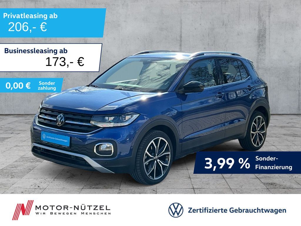 Volkswagen T-Cross 1.0 TSI DSG STYLE 5JG+LED+NAVI+AHK+ACC Leasing