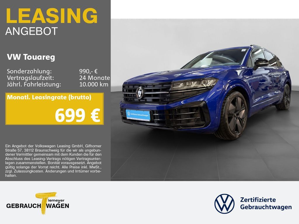 Volkswagen Touareg R eHYBRID 4M R UPE120 LM21 AHK MASSAGE Leasing