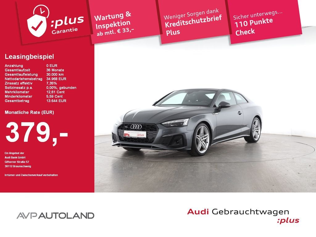 Audi A5 Coupé 50 TDI quattro tiptronic S line | NAVI Leasing