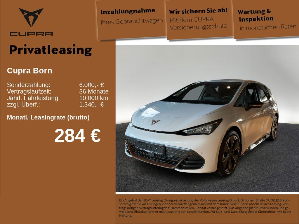 Cupra Born 170 kW 79 kWh HUD WÄPU NAVI SHZ Leasing