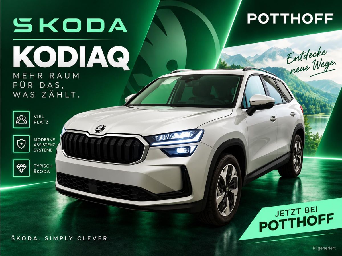 Skoda Kodiaq 2.0 TDI DSG 🔥  SELECTION🔥  4x4 AHK Navi MatrixLED Leasing