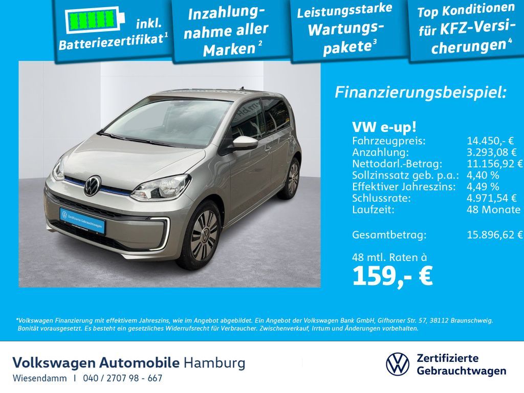 Volkswagen e-up! United Klima Sitzhzg Leasing