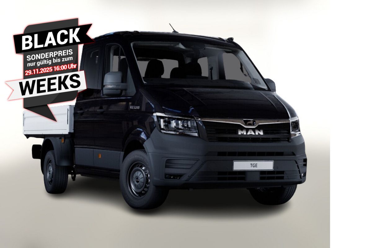 MAN TGE Pritsche DoKa 2.0 TDI 177 DSG 4M Kam Temp Gewerbeleasing Leasing