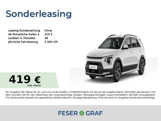 Kia Niro 1.6 GDI PHEV ED7 Navi Klima