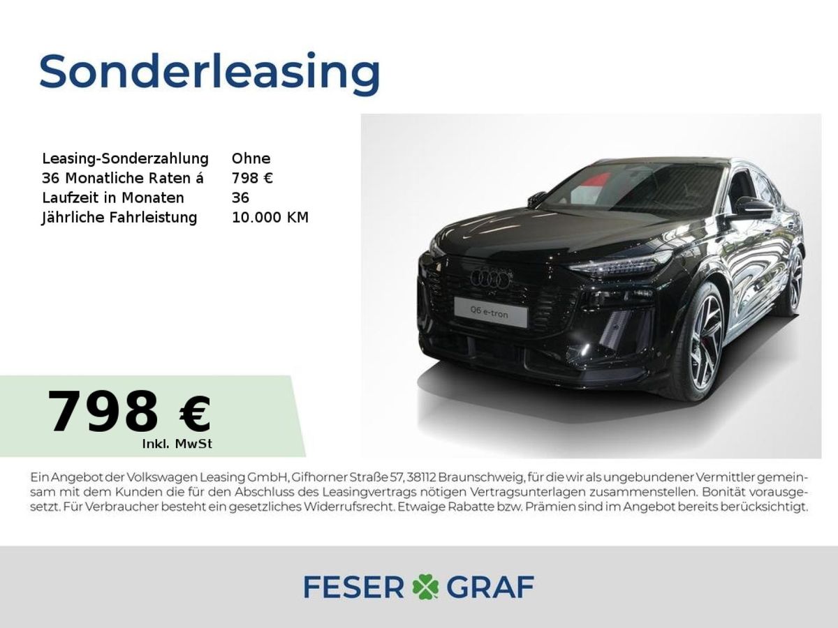 Audi Q6 e-tron Q6 Sportback e-tron performance Leasing