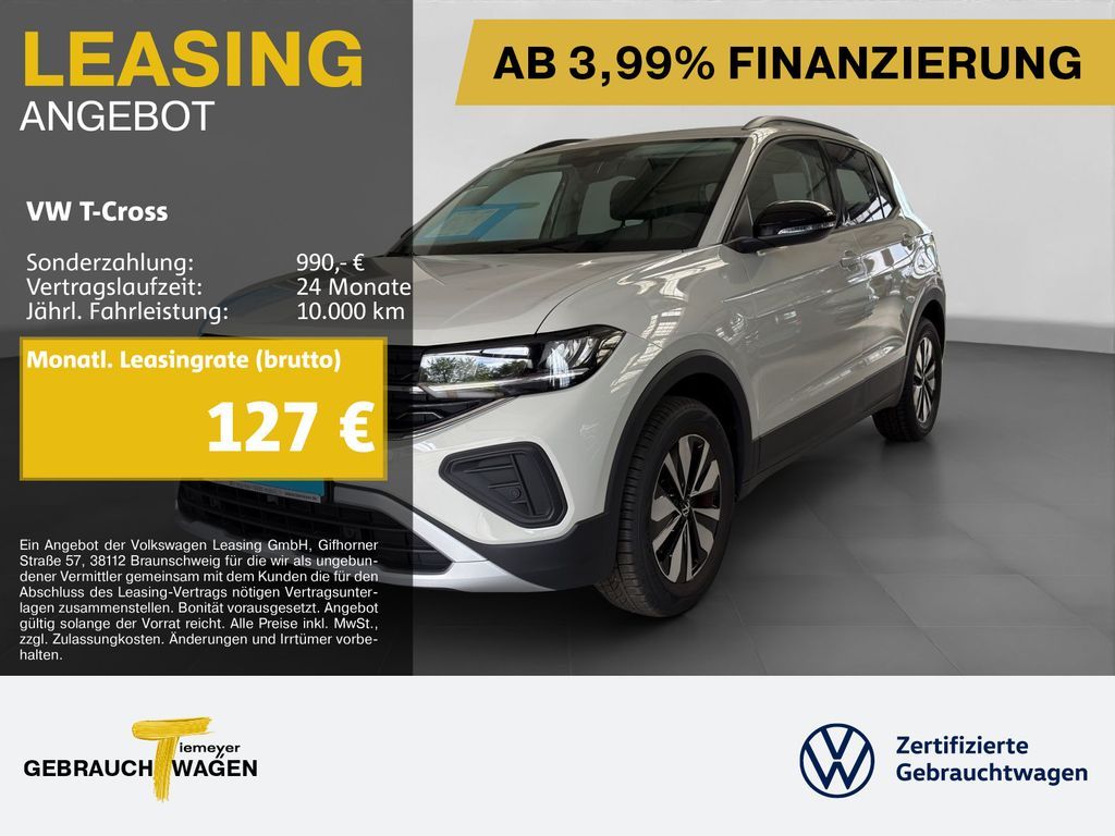 Volkswagen T-Cross 1.0 TSI GOAL LED NAVI ASSIST APP-CON Leasing