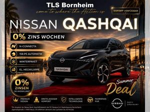 Nissan Qashqai N-CONNECTA *Gewerbekracher* schwarz 158 PS Autom. 360 Grad el. Heckklappe