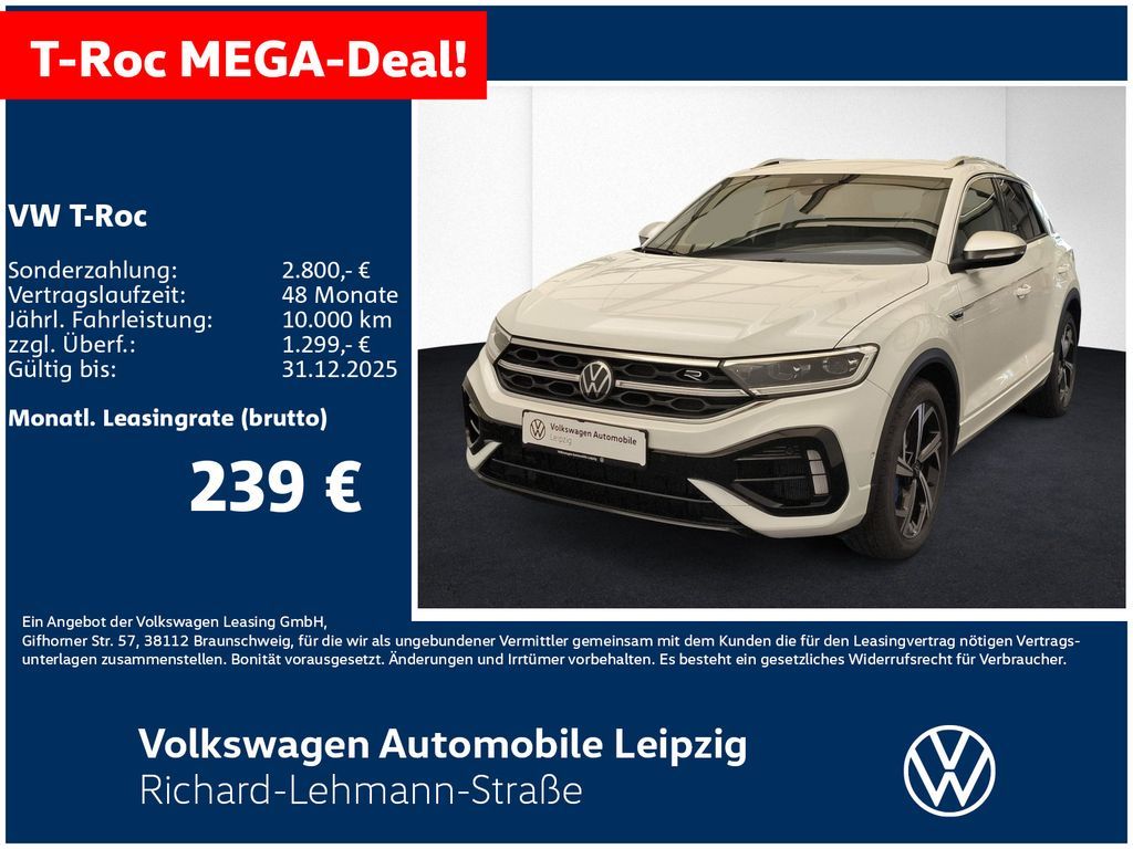 Volkswagen T-Roc R 2.0 l TSI 4MOTION 221 kW DSG Leasing