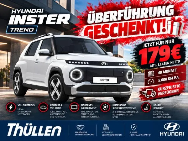 Hyundai INSTER TREND+97PS*0€ ÜBERFÜHRUNG!!!*