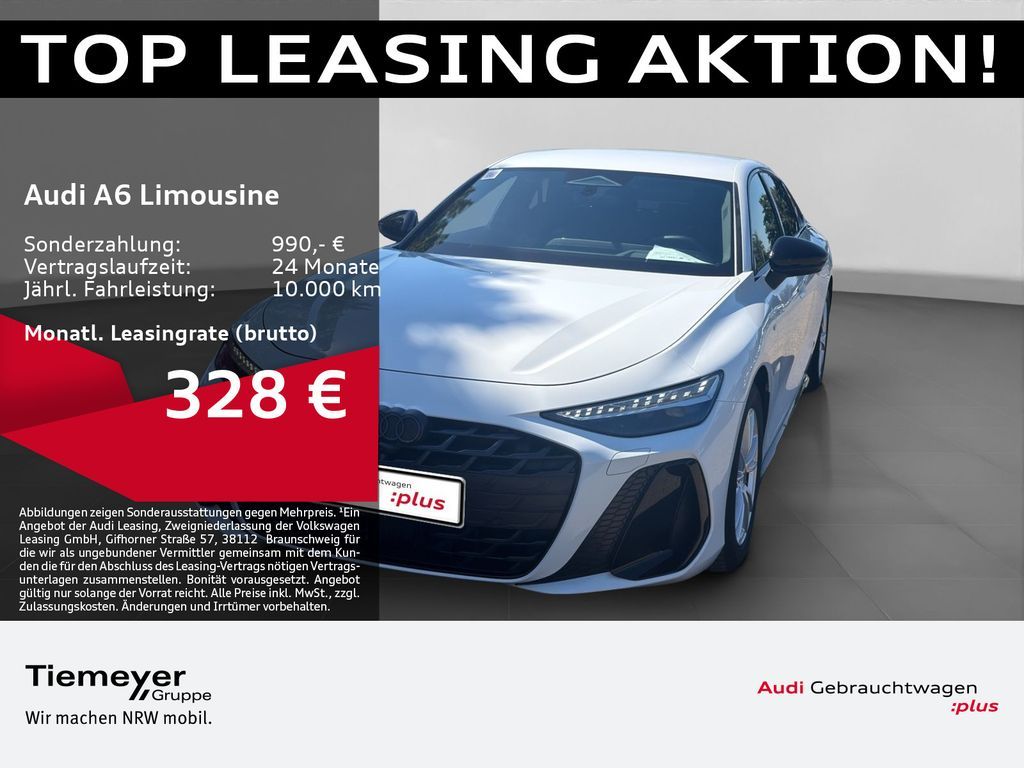 Audi A6 Limousine TFSI 2x S LINE LEDER MATRIX BuO HuD Leasing
