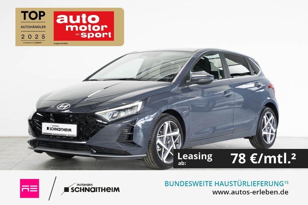 Hyundai i20 Prime 1,0 T-GDi 100 PS 7-DCT  2WD Licht BOSE Leasing