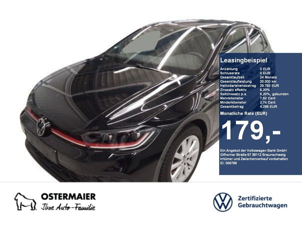Volkswagen Polo GTI 207PS NP.46 LEDER.PANO.NAVIP.KAMERA.5JG Leasing