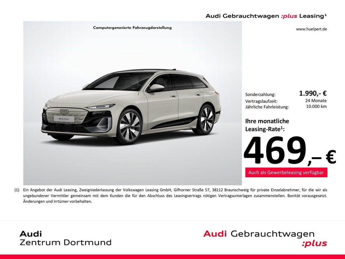 Audi A6 e-tron Avant performance S LINE PANO AHK LM20 Leasing