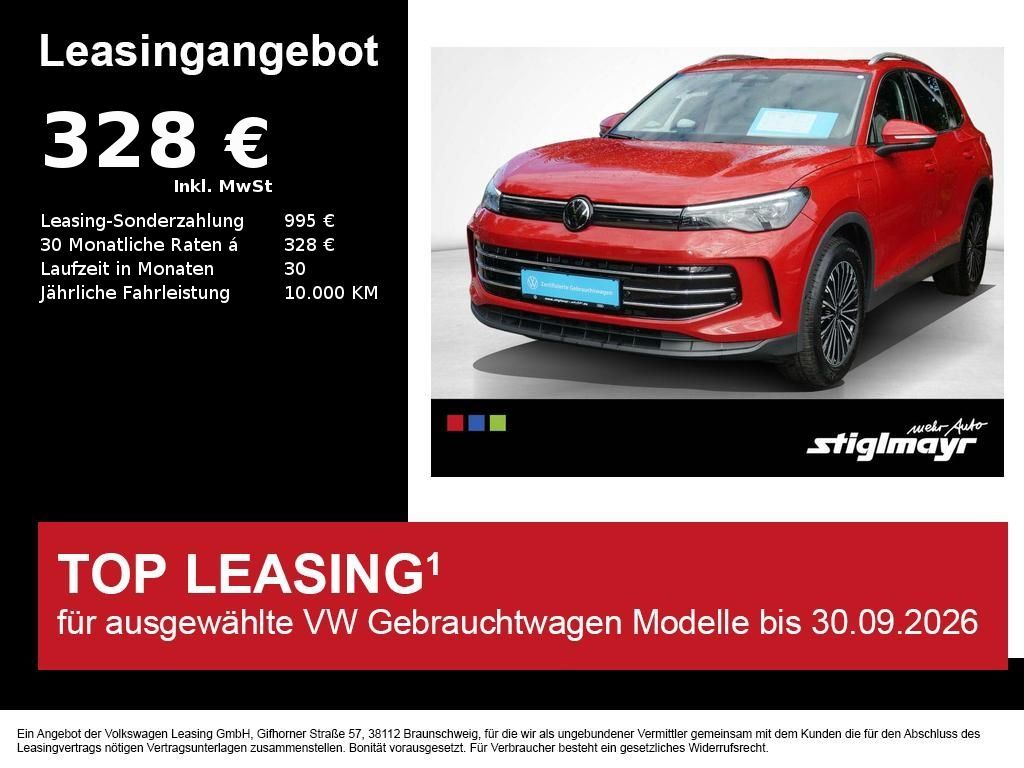 Volkswagen Tiguan Elegance 1.5 eHybrid ACC+AHK+DCC+HUD+PANO Leasing