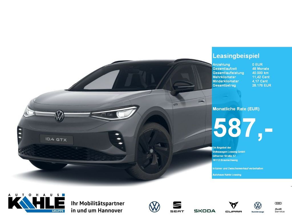 Volkswagen ID.4 GTX 4MOTION 77 kWh CarPlay Pano Matrix CCS Leasing
