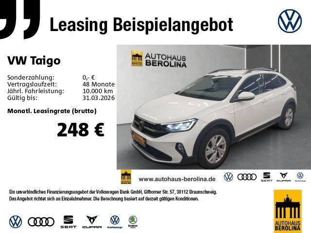 Volkswagen Taigo 1.0 TSI Life *App-Connect*PDC*LED*SHZ* Leasing