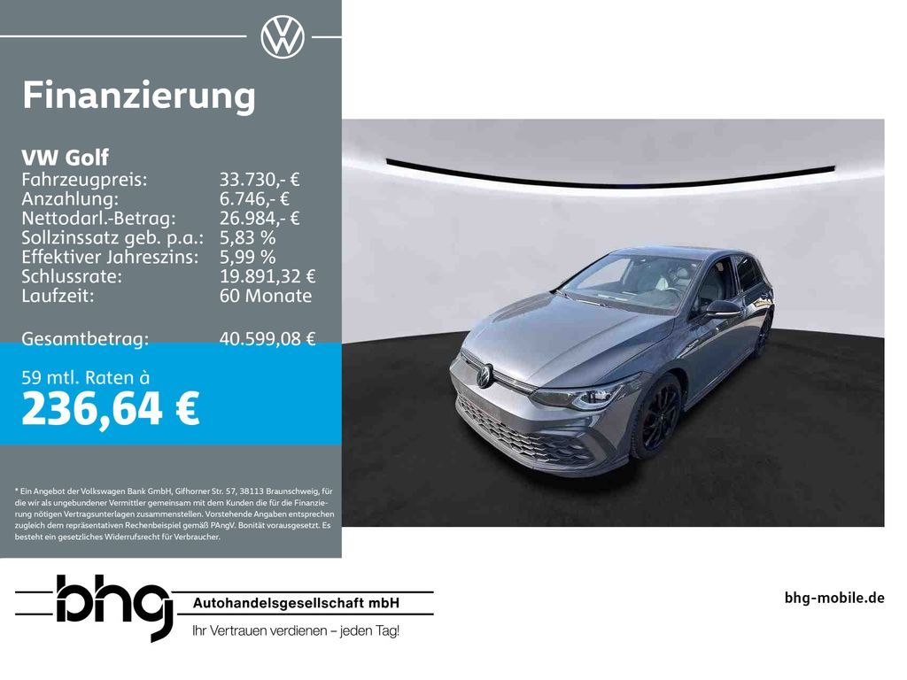 Volkswagen Golf 2.0 TDI DSG GTD #DCC #LEDER #LED #ACC #HARM Leasing