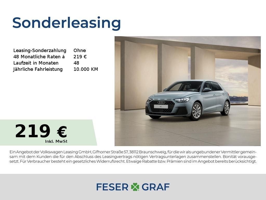 Audi A1 25 TFSI S Tronic AKTIONSFAHRZEUG ab 11.2025 Leasing