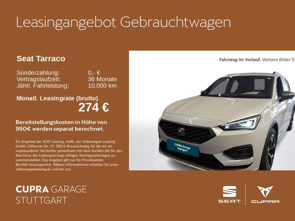 Seat Tarraco FR 1.5 TSI DSG 110 kW Leasing