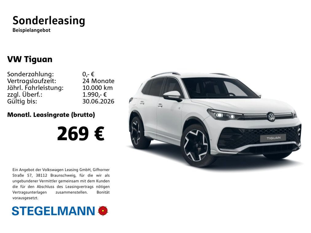 Volkswagen Tiguan 1,5 l eTSI OPF 7-Gang-DSG R-Line Leasing
