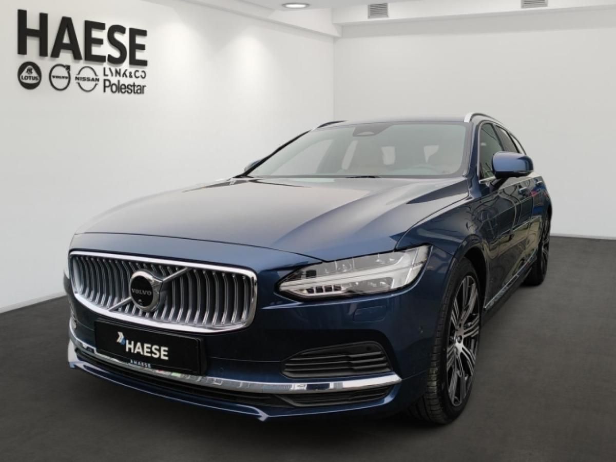 Volvo V90 T6 Plus Bright Plug-In Hybrid AWD Luftfederung HUD AD AHK-el. klappb. El. Panodach Leasing